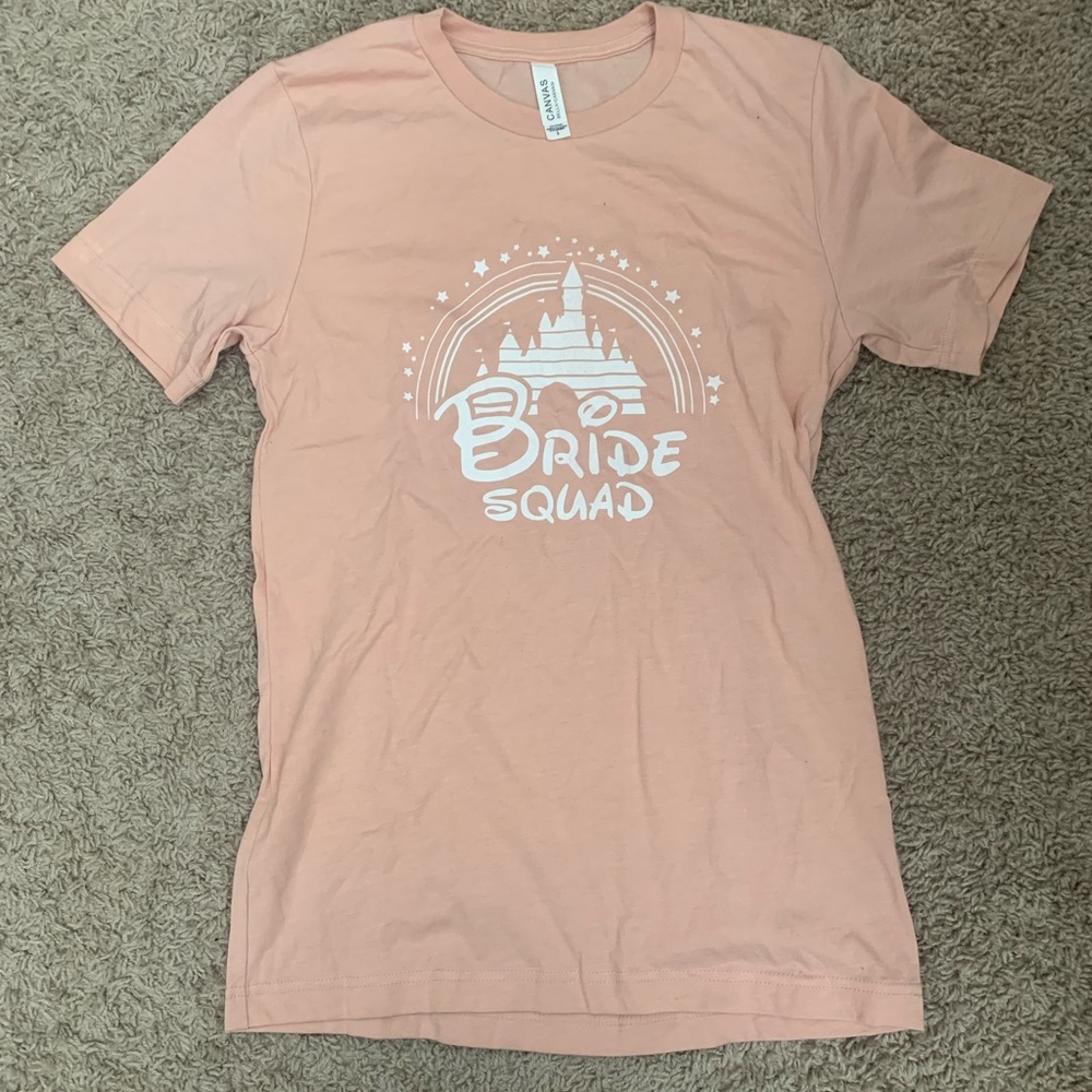 Never worn Bride squad Disney T-Shirts various sizes